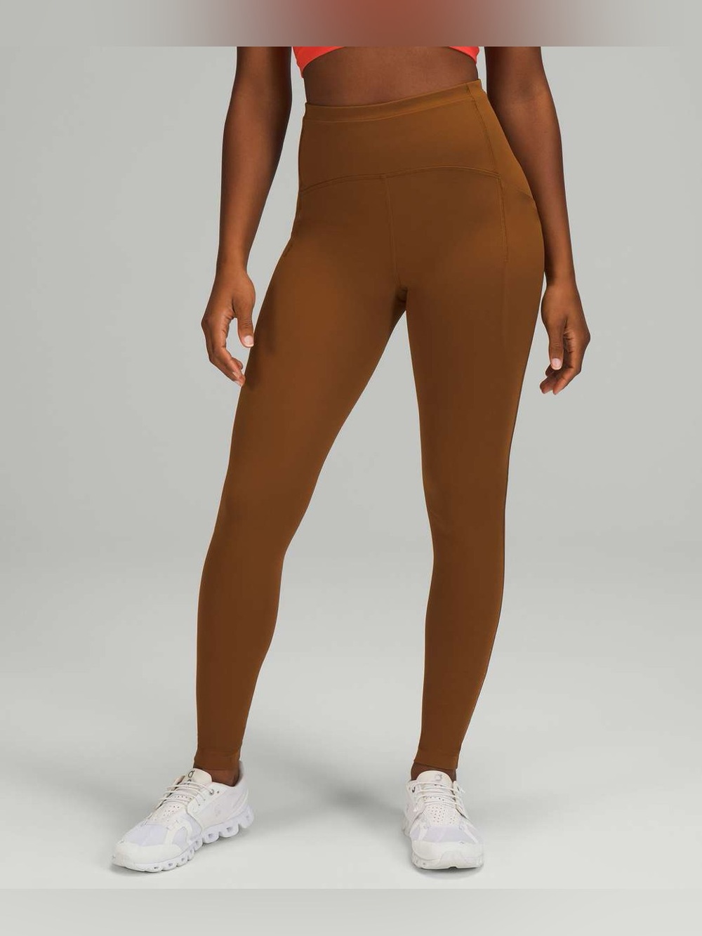 Lululemon Swift Speed High-Rise Tights in Copper Brown